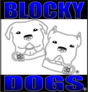 BD logo 20011 copyright BLOCKY DOGS (R)